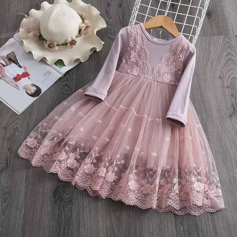 Ins New Autumn knitting Long Sleeve Girl Children Lace Princess Casual Girl Tulle Dress, White pink
Ins New Autumn knitting Long Sleeve Girl Children Lace Princess Casual Girl Tulle Dress, White pink