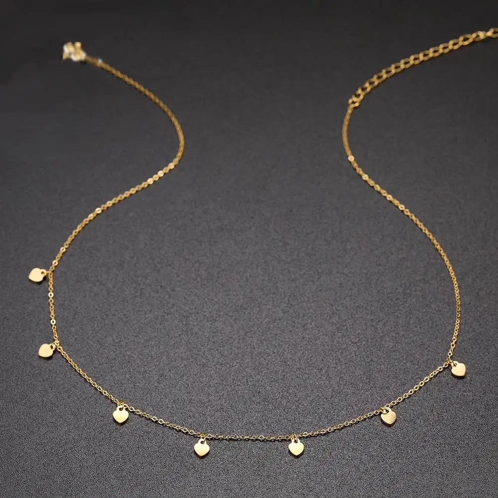 Gold Tiny Small Heart Stainless Steel Pendant Choker Necklace For Women Girls Party Gifts Fashion Jewelry
Gold Tiny Small Heart Stainless Steel Pendant Choker Necklace For Women Girls Party Gifts Fashion Jewelry
