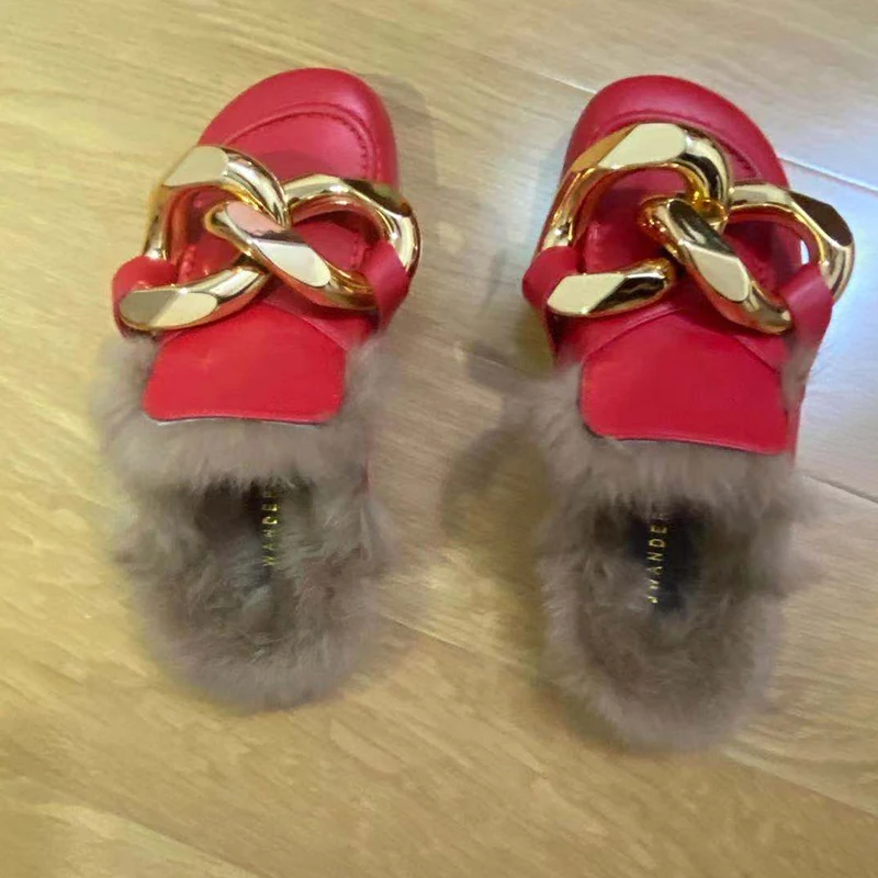 2021 Hot-selling fashion fur ladies slippers with the chain women walking style flat shoes, Black,white,red,brown
2021 Hot-selling fashion fur ladies slippers with the chain women walking style flat shoes, Black,white,red,brown