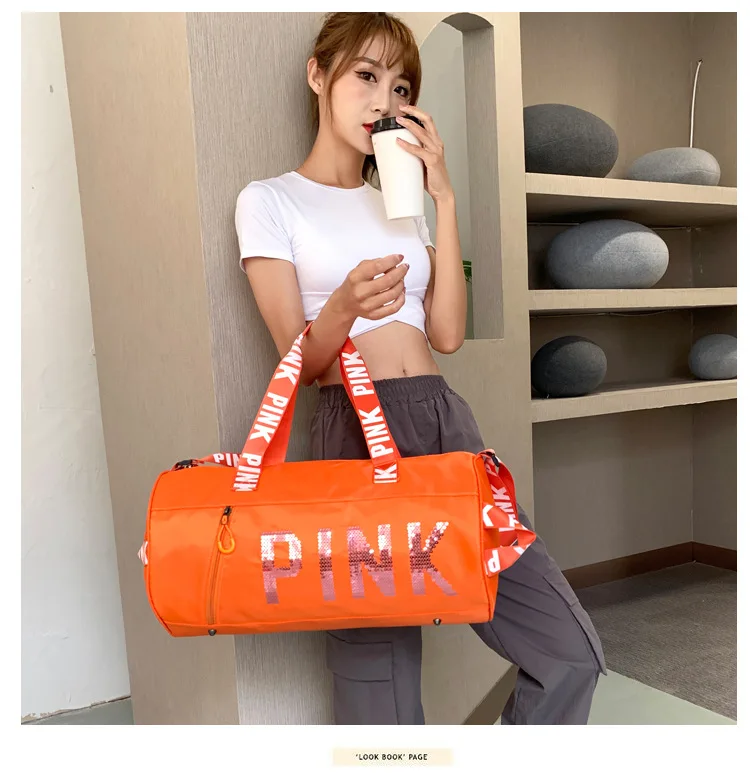 High Quality Custom logo Pink Duffle bag Hot selling Waterproof Polyester Gym Bag For Women Gym Bag, As show
High Quality Custom logo Pink Duffle bag Hot selling Waterproof Polyester Gym Bag For Women Gym Bag, As show