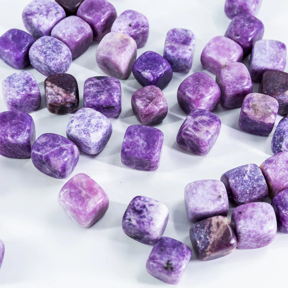 Wholesale natural gemstone healing folk crafts purple lepidolite cube crystal quartz tumbled stone
Wholesale natural gemstone healing folk crafts purple lepidolite cube crystal quartz tumbled stone