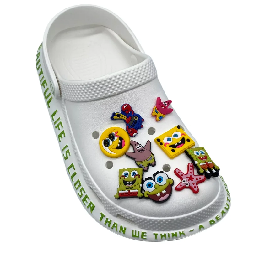 Custom logo hot cartoon Spongebob shoe charms Chocolate beans PVC shoe charms hot sales amazon styles wholesale, As picture
Custom logo hot cartoon Spongebob shoe charms Chocolate beans PVC shoe charms hot sales amazon styles wholesale, As picture