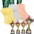 China Award Metal Trophy Medals China Cheap Custom Zinc Alloy Metal Award Trophies And Medals Sports