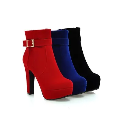 Bridal shoe side zipper high-heeled nude ankle boot coarse-heeled sand-leather boot belt buckle female boot, As shown in figure
Bridal shoe side zipper high-heeled nude ankle boot coarse-heeled sand-leather boot belt buckle female boot, As shown in figure