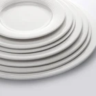 Good Ceramics China Porcelain Table Set Plate Chaozhou Factory Hotel Collection Temperature Plate#