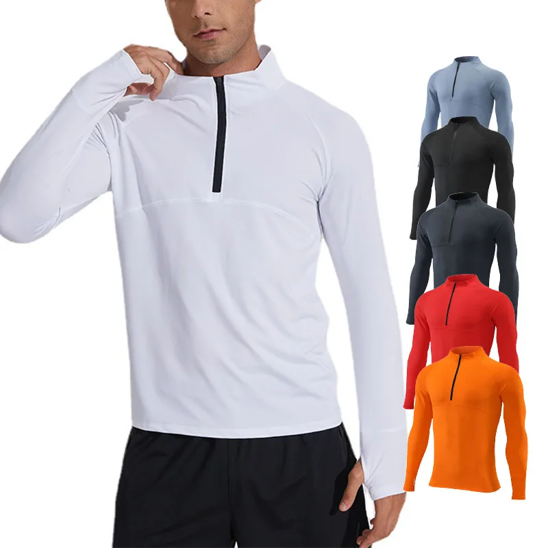 CT52 Men's Running Sweatshirts Long Sleeve Half Zip Outdoor Fitness Clothing Quick Dry Slim Shirt long sleeve t shirt
CT52 Men's Running Sweatshirts Long Sleeve Half Zip Outdoor Fitness Clothing Quick Dry Slim Shirt long sleeve t shirt