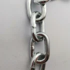 Welded Iron Steel Galvanized Link Chain 6mm DIN5685A Short Chain