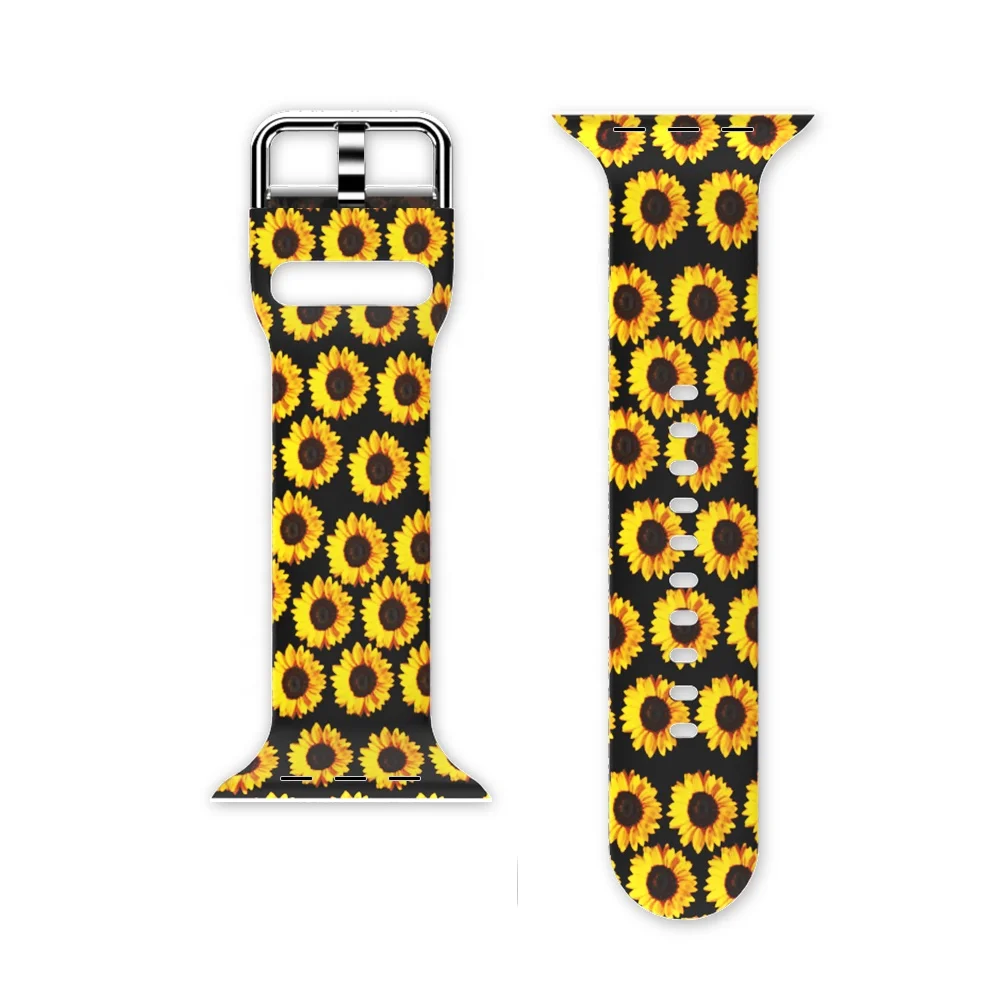 Compatible with Apple Watch wrist Bands 38/40/42/44mm printed Silicone Wristband for apple watch series, Choice
Compatible with Apple Watch wrist Bands 38/40/42/44mm printed Silicone Wristband for apple watch series, Choice