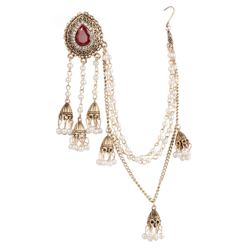 Turkish Style Retro Bride Accessories Earrings Ethical Style Set with Gem Pendant Earrings Exotic Style Accessories
Turkish Style Retro Bride Accessories Earrings Ethical Style Set with Gem Pendant Earrings Exotic Style Accessories