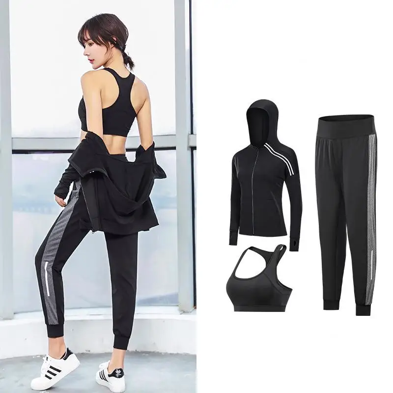 Women 3 Pieces Plus Size Loose Breathable Casual Set Long Sleeve Gym Wear Fitness Suit, As shown
Women 3 Pieces Plus Size Loose Breathable Casual Set Long Sleeve Gym Wear Fitness Suit, As shown