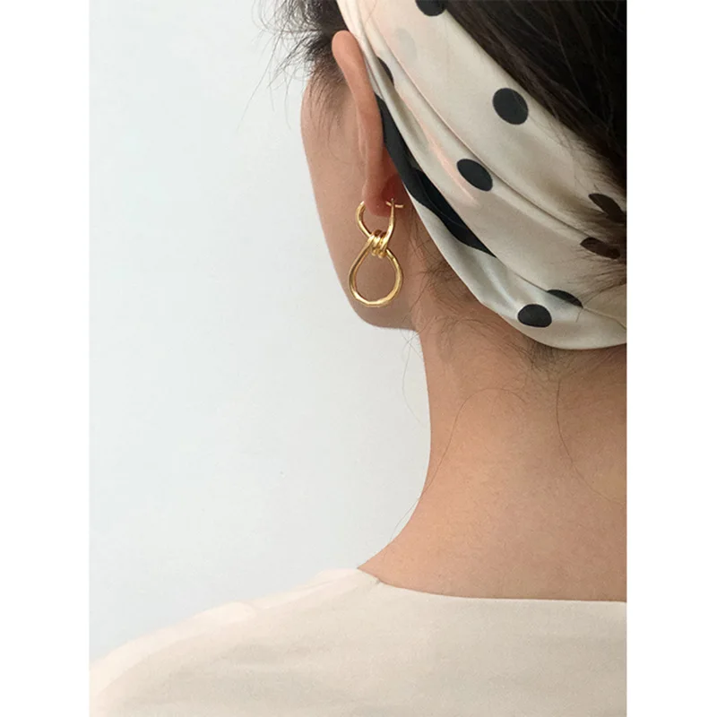 Minimalist Earrings Jewelry Metal Double Circle Charm Earrings Gold Plated Round Circle Earrings, Picture shows/custom color
Minimalist Earrings Jewelry Metal Double Circle Charm Earrings Gold Plated Round Circle Earrings, Picture shows/custom color