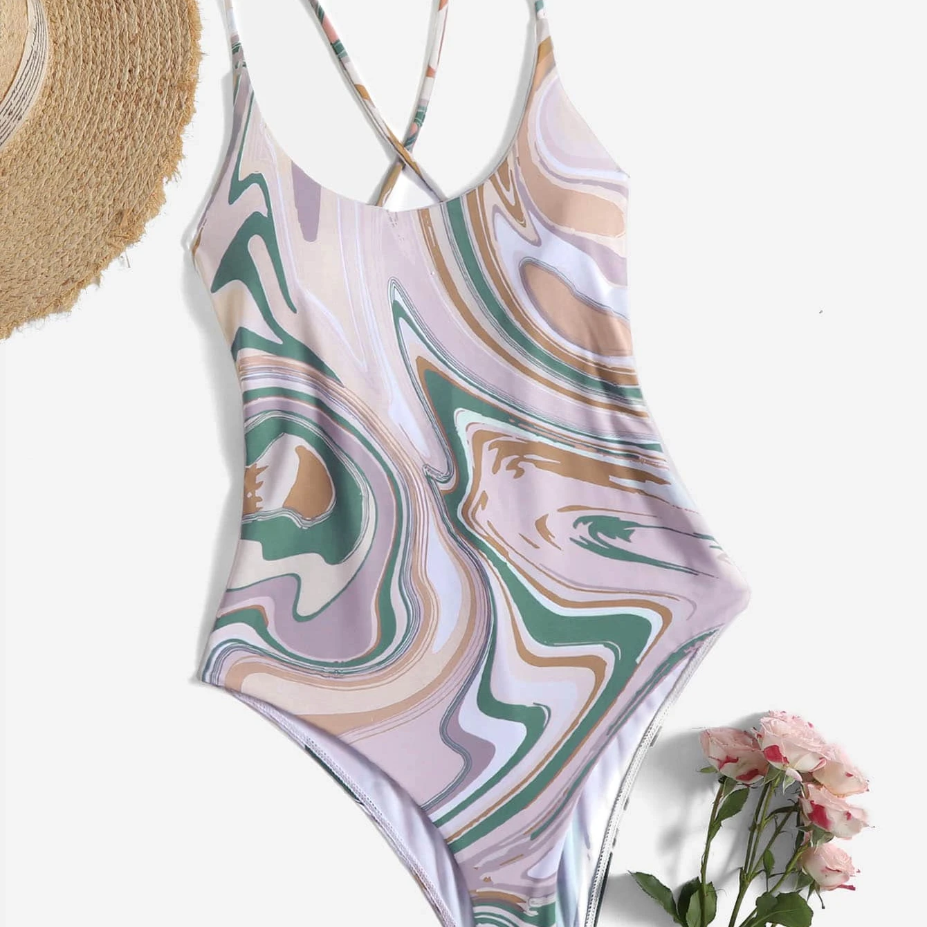 Women's One Piece Print Swimsuit Sexy Bikini Backless Bathing Suit Swimwear, Picture showed
Women's One Piece Print Swimsuit Sexy Bikini Backless Bathing Suit Swimwear, Picture showed