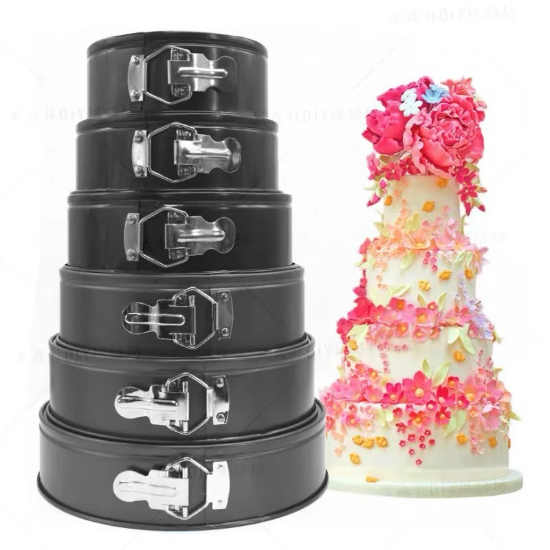 Round Loose-ended Carbon Steel Non-stick Lock Cake Mold Baking Mold Household Oven Tools
Round Loose-ended Carbon Steel Non-stick Lock Cake Mold Baking Mold Household Oven Tools