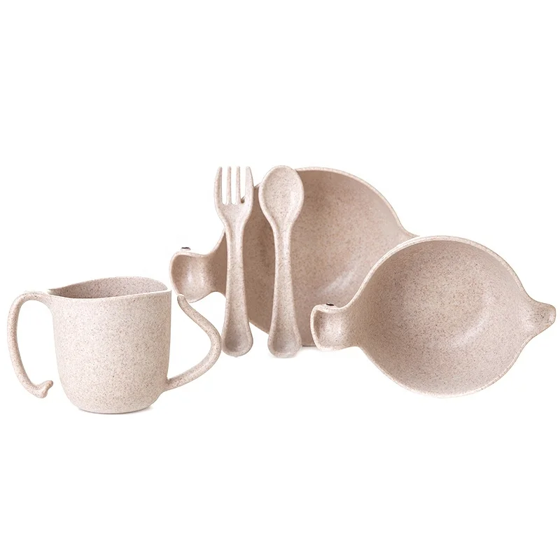 5Pcs Wheat Straw Fiber Baby Bowls Set Kids Tableware Set Children Dinnerware Sets Cute Bowls, Pink,wheat,green or customized
5Pcs Wheat Straw Fiber Baby Bowls Set Kids Tableware Set Children Dinnerware Sets Cute Bowls, Pink,wheat,green or customized