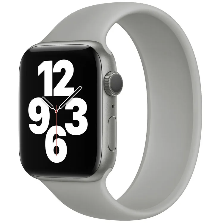 High quality solo loop silicone watch 6 wrist strap watches band for apple i watch series 6, Optional
High quality solo loop silicone watch 6 wrist strap watches band for apple i watch series 6, Optional