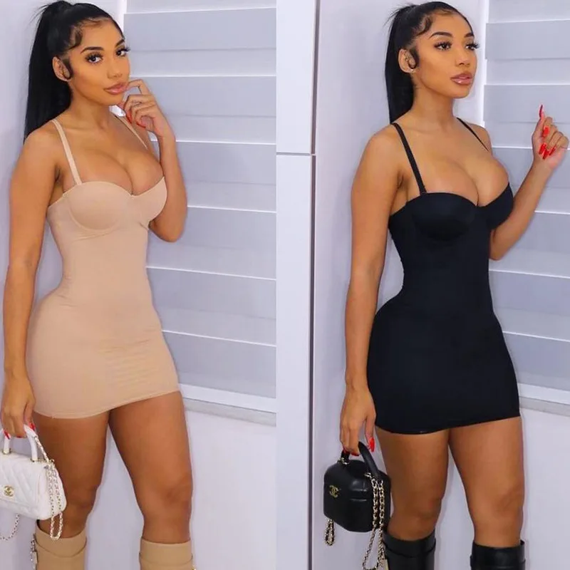 2022 Sexy Outfit Female Casual Women's Fashion Party Sexy Dress Solid color Tight Stretch Mini Dress Summer Women Clothing, White,black,pink,grey,brown,
2022 Sexy Outfit Female Casual Women's Fashion Party Sexy Dress Solid color Tight Stretch Mini Dress Summer Women Clothing, White,black,pink,grey,brown,