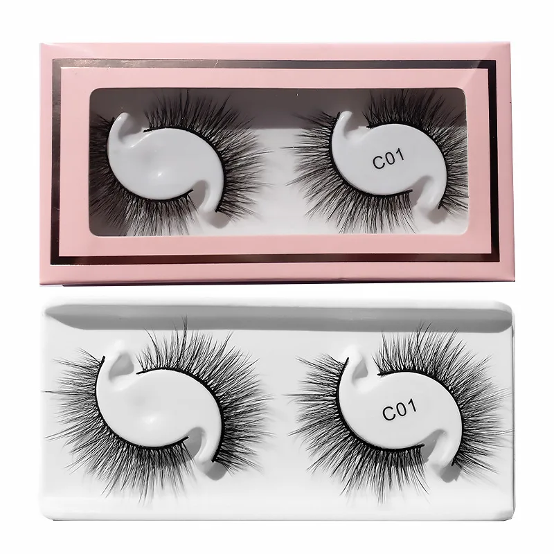 New 2 pairs of soft cotton stem false eyelashes 3D multi-level natural dense eyelash pink box, Colorful
New 2 pairs of soft cotton stem false eyelashes 3D multi-level natural dense eyelash pink box, Colorful