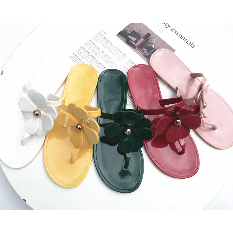 2022 New Flower Ladies PVC Beach Sandals Shoes Crystal Jelly Flat Slipper Women's Flip-Flops Slippers
2022 New Flower Ladies PVC Beach Sandals Shoes Crystal Jelly Flat Slipper Women's Flip-Flops Slippers