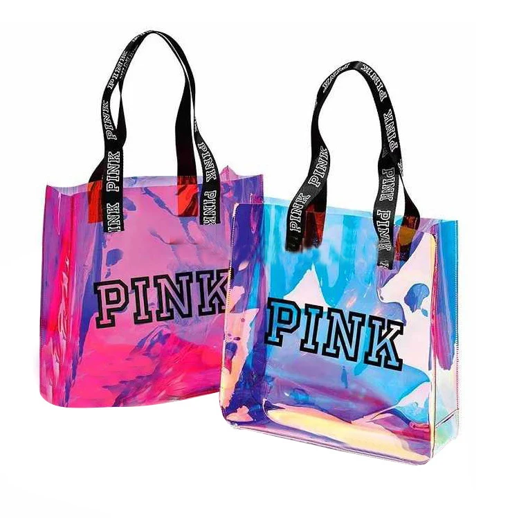 2021 Best Selling Stock Design Pink Logo Holographic Tote Pink Cosmetic Bag Custom Logo Shopping Bag With Logo Handle, Customized colors
2021 Best Selling Stock Design Pink Logo Holographic Tote Pink Cosmetic Bag Custom Logo Shopping Bag With Logo Handle, Customized colors