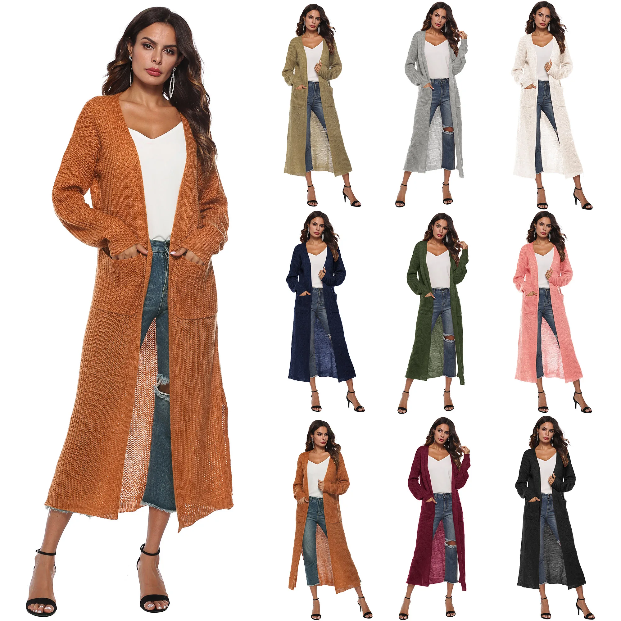 2021 hot sale New style batwing sleeve women's plus size cardigan sweater in large size New Fashion Long Sleeve Cardigan Coat
2021 hot sale New style batwing sleeve women's plus size cardigan sweater in large size New Fashion Long Sleeve Cardigan Coat