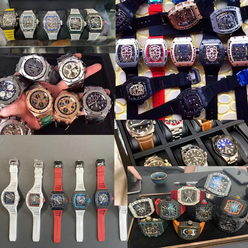 

Top Quality Sapphire Crystal Richards 7750 calendar Mechanical Luxury watch Milles men's Mechanical watch