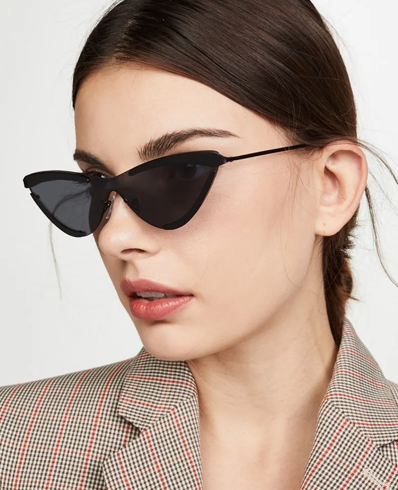 2021 Newest Personality Fashion Metal Retro Satin Cat Eye Rimless Sunglasses with Custom Logos
2021 Newest Personality Fashion Metal Retro Satin Cat Eye Rimless Sunglasses with Custom Logos