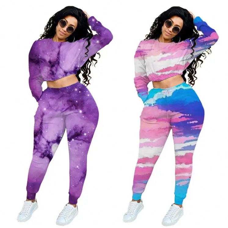 Wonder Beauty Tie-Dye Sports Suit Top And Pants Sexy 2 Pcs Track Suit Outfits Two Piece Set Women Clothing
Wonder Beauty Tie-Dye Sports Suit Top And Pants Sexy 2 Pcs Track Suit Outfits Two Piece Set Women Clothing
