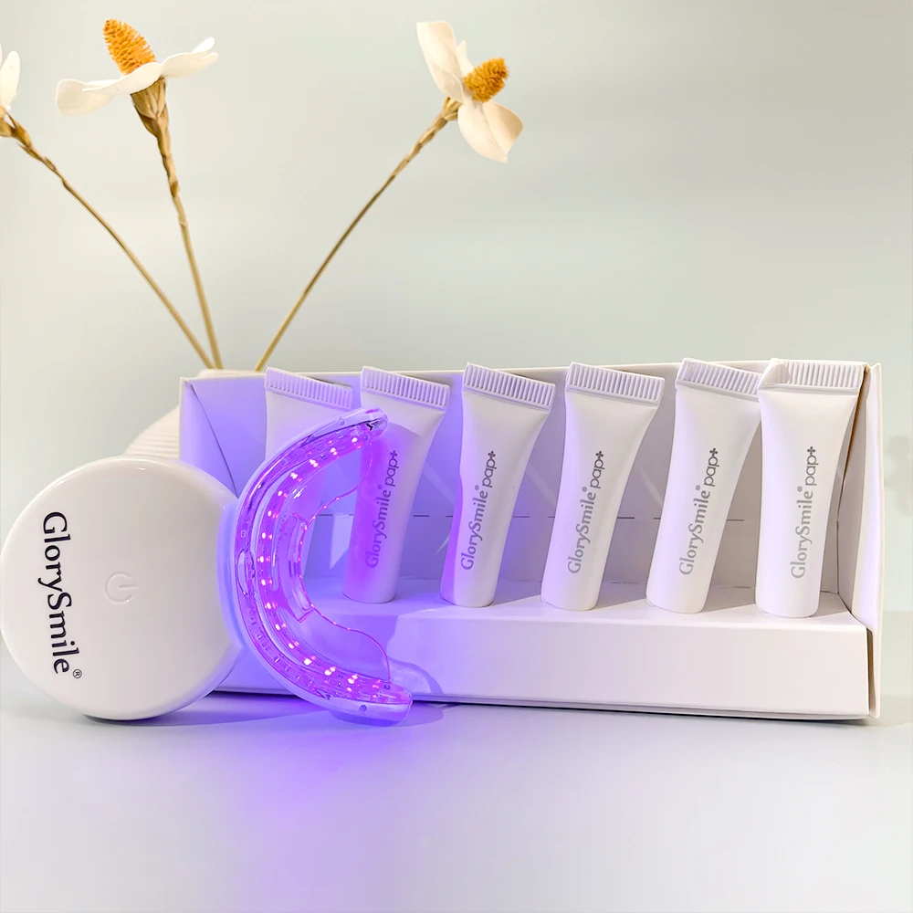 Custom Logo 32 LED Teeth Whitening Purple Light Kit Professional Peroxide Free Whitening Gel Kit
Custom Logo 32 LED Teeth Whitening Purple Light Kit Professional Peroxide Free Whitening Gel Kit