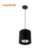 HH26 Aluminum Suspended Fixtures Surface Pendant, Cylinder Modern Black 30w 20w Indoor Hanging LED Cob Pendant Light