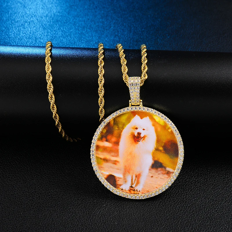MJ Jewelry 18k Big Round Gold Picture Frame Pendant Necklace with Rope Chain, Silver,gold
MJ Jewelry 18k Big Round Gold Picture Frame Pendant Necklace with Rope Chain, Silver,gold