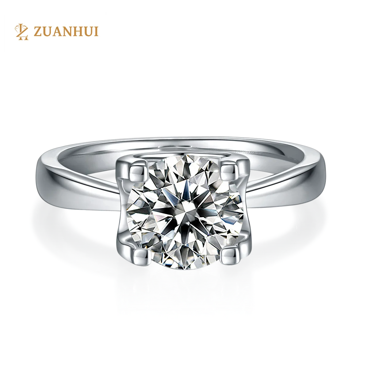 ZuanHui Romantic design Resizeable 2ct women 925 sterling silver jewelry proposal engagement moissanite rings
ZuanHui Romantic design Resizeable 2ct women 925 sterling silver jewelry proposal engagement moissanite rings