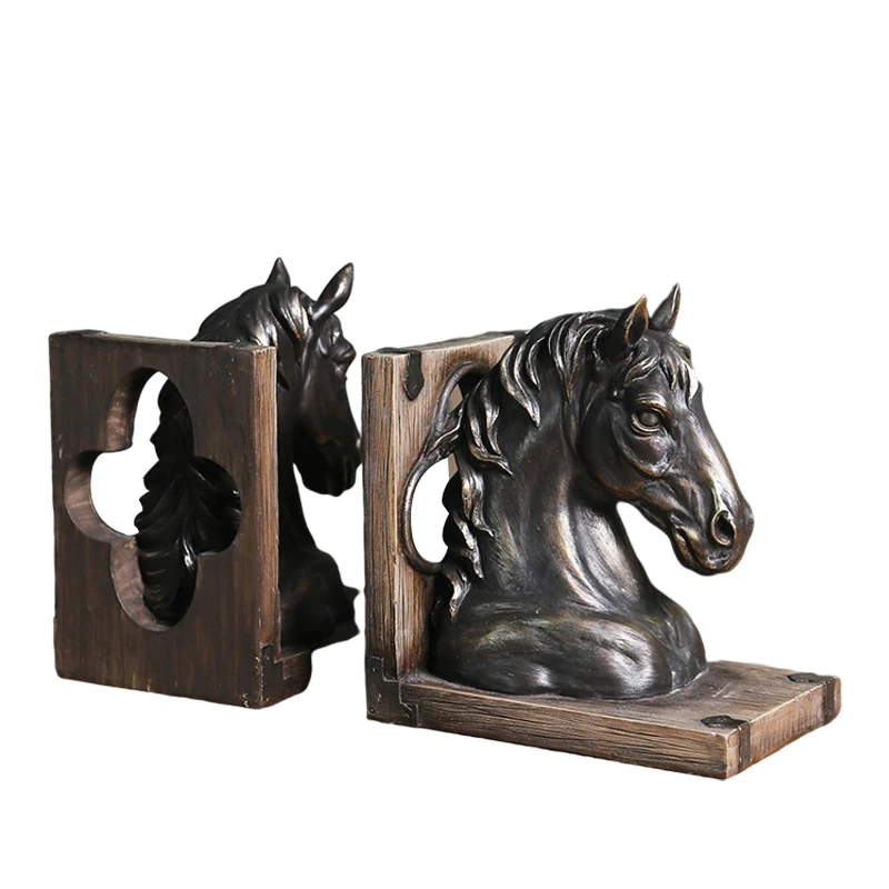 Redeco New Product Ideas Fashion American Style Animal Bookend Ornament Resin Crafts Horse Head Bookend Gifts Home Office Decor
Redeco New Product Ideas Fashion American Style Animal Bookend Ornament Resin Crafts Horse Head Bookend Gifts Home Office Decor
