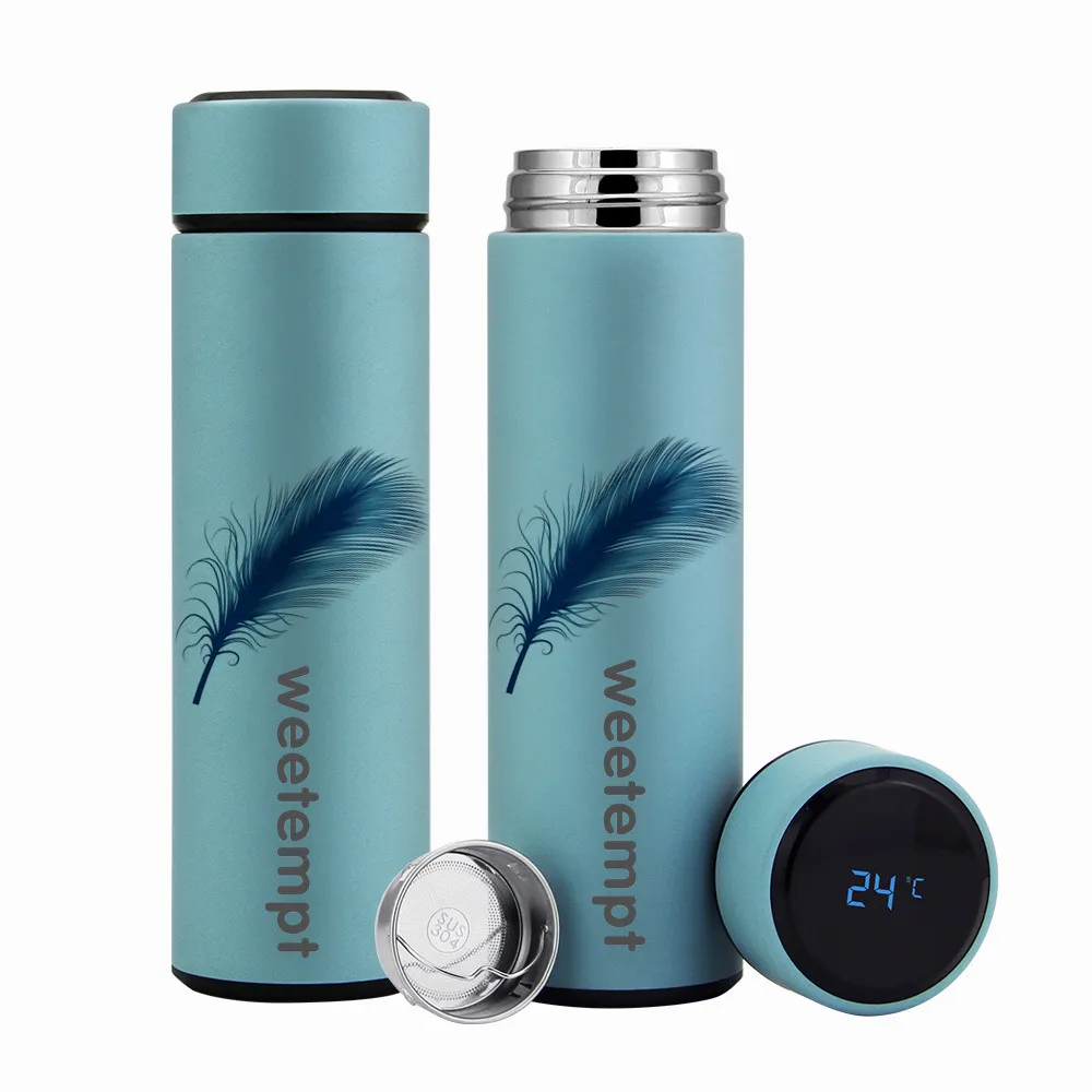 Hot sell Promotional thermos Stainless Steel Vacuum water bottle with led Temperature light, Customized color
Hot sell Promotional thermos Stainless Steel Vacuum water bottle with led Temperature light, Customized color