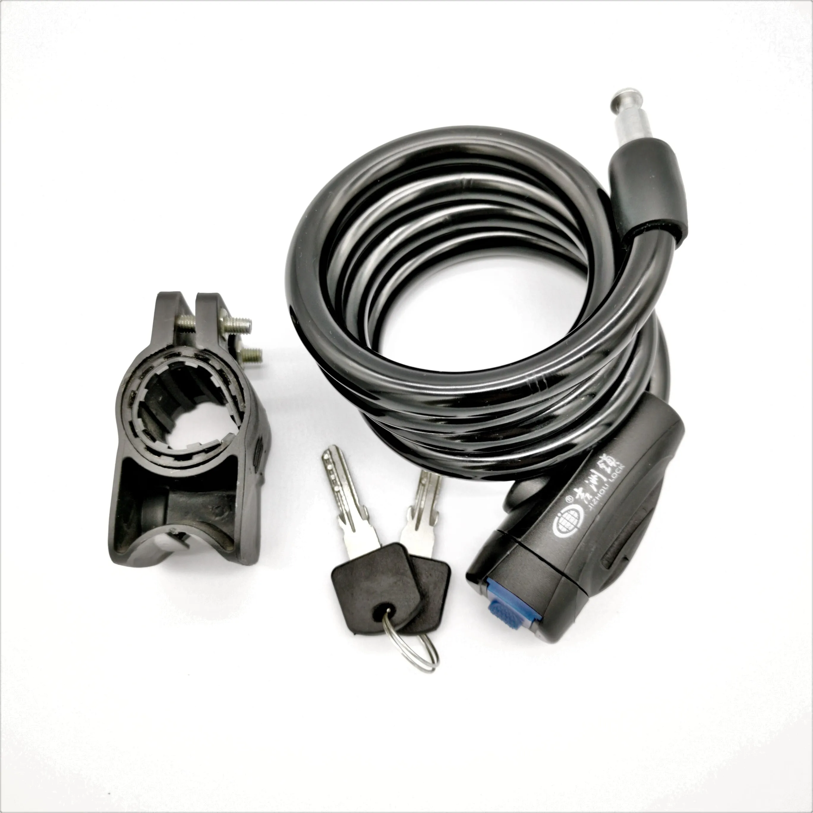 High Quality Wire Steel Locking Security Anti-theft Bicycle Key Scooter Cable Motorcycle Coil Lock
High Quality Wire Steel Locking Security Anti-theft Bicycle Key Scooter Cable Motorcycle Coil Lock