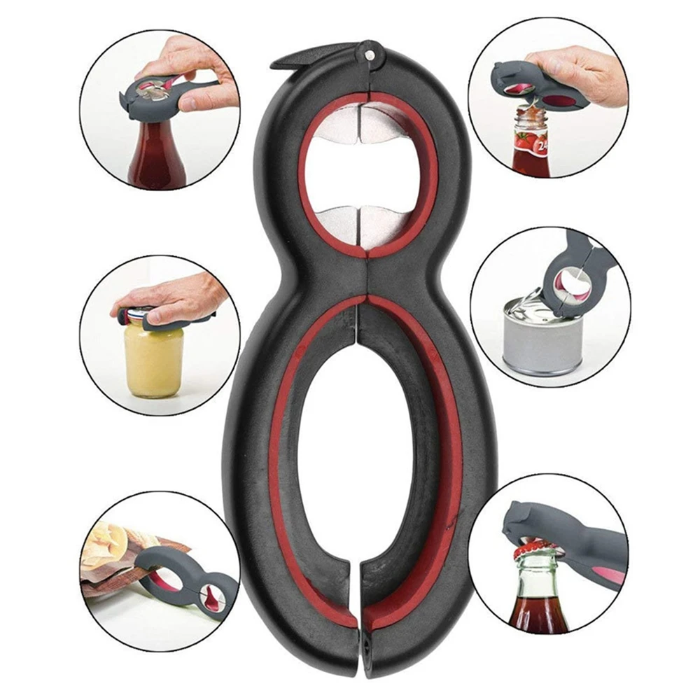 G66 Kichen Tool 6 in 1 Multi Function Twist Bottle Opener Jar Gripper Can Wine Beer Lid Openers
G66 Kichen Tool 6 in 1 Multi Function Twist Bottle Opener Jar Gripper Can Wine Beer Lid Openers