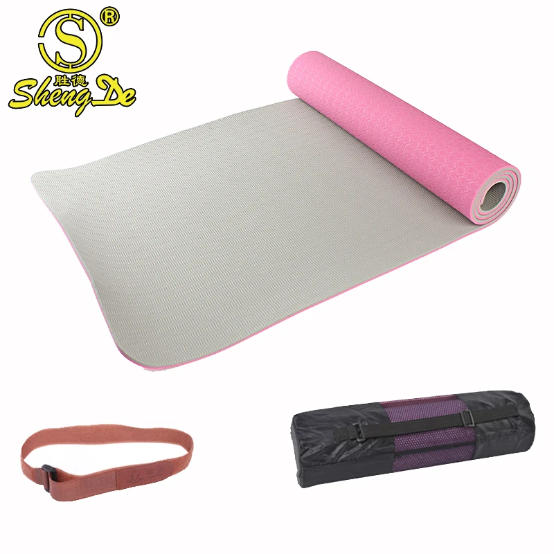 Custom Logo Eco-Friendly Sport Thick TPE Yoga Mat Material, Customized pink, purple, green and gray
Custom Logo Eco-Friendly Sport Thick TPE Yoga Mat Material, Customized pink, purple, green and gray