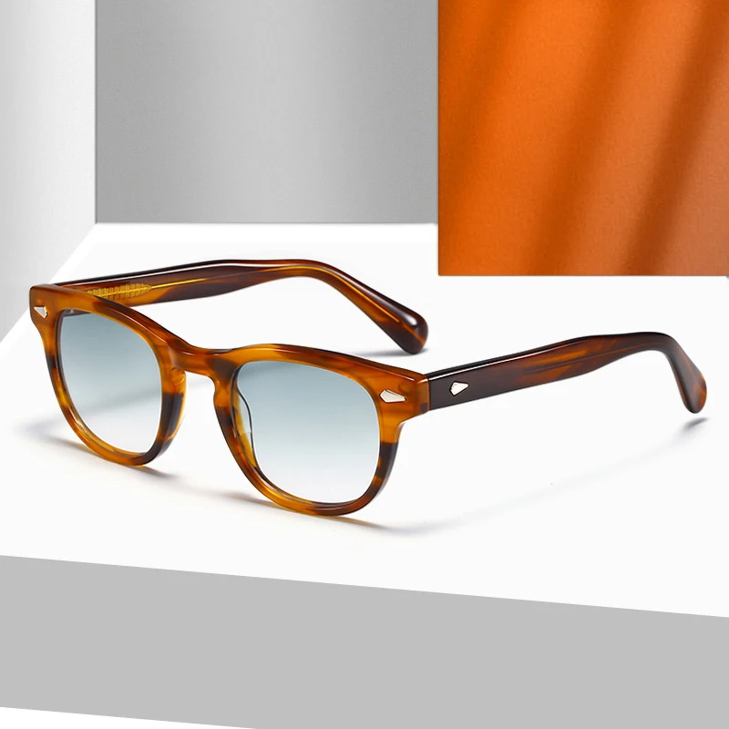 Retro Custom Round Nylon Lens Sun Glasses Fashion Vintage Tortoise Acetate Polarized Sunglasses
Retro Custom Round Nylon Lens Sun Glasses Fashion Vintage Tortoise Acetate Polarized Sunglasses