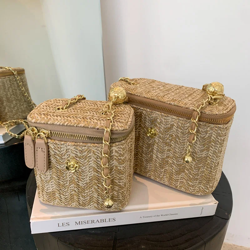 Exquisite Small Bag Female New Chain Crossbody Straw Woven Ins Wind Square Bag bags women handbags ladies shoulder
Exquisite Small Bag Female New Chain Crossbody Straw Woven Ins Wind Square Bag bags women handbags ladies shoulder