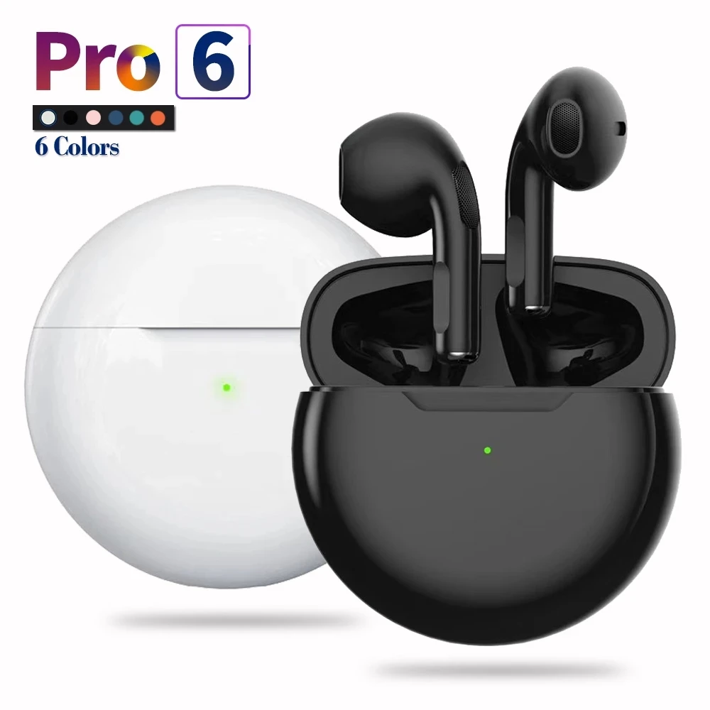 TWS Pro6 Wireless Headphones Earphones Earbuds Ear Bods Stereo Sport Waterproof Headset With Charging Box Microphone
TWS Pro6 Wireless Headphones Earphones Earbuds Ear Bods Stereo Sport Waterproof Headset With Charging Box Microphone