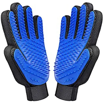 Pet hair remover pet Cleaning Brush Rubber Five Fingers Deshedding Pet grooming For Dog Animals Bathing, Blue
Pet hair remover pet Cleaning Brush Rubber Five Fingers Deshedding Pet grooming For Dog Animals Bathing, Blue
