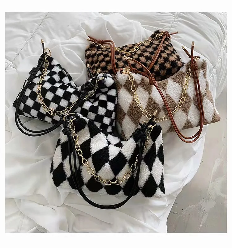 Korean Wave Soft Ladies Custom Handbag Large-capacity Plush Crossbody Bag women, Colorful
Korean Wave Soft Ladies Custom Handbag Large-capacity Plush Crossbody Bag women, Colorful