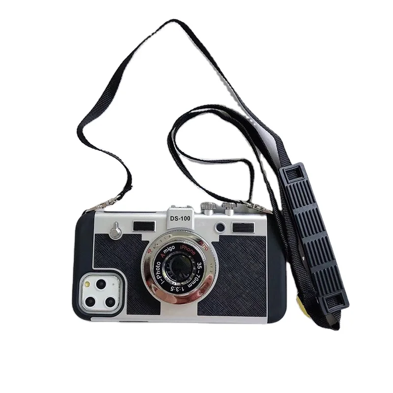 Retro Camera Phone Case With Lanyard For iPhone 12 mini 12 11 Pro Max XS XR XS MAX 6 7 8 Plus, Multi
Retro Camera Phone Case With Lanyard For iPhone 12 mini 12 11 Pro Max XS XR XS MAX 6 7 8 Plus, Multi