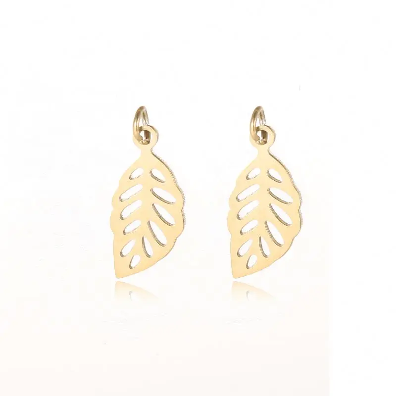 Hot Selling Simple Style Leaf Pendant Diy Earrings Women Accessories Golden Stainless Steel, Gold color
Hot Selling Simple Style Leaf Pendant Diy Earrings Women Accessories Golden Stainless Steel, Gold color