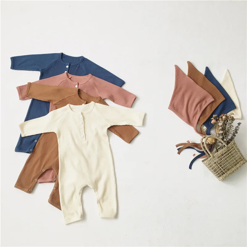 RTS Newborn Infant Toddler Girl Boy Organic Cotton Knitted Cotton Long Sleeve Set Clothes Baby Romper With Hats
RTS Newborn Infant Toddler Girl Boy Organic Cotton Knitted Cotton Long Sleeve Set Clothes Baby Romper With Hats
