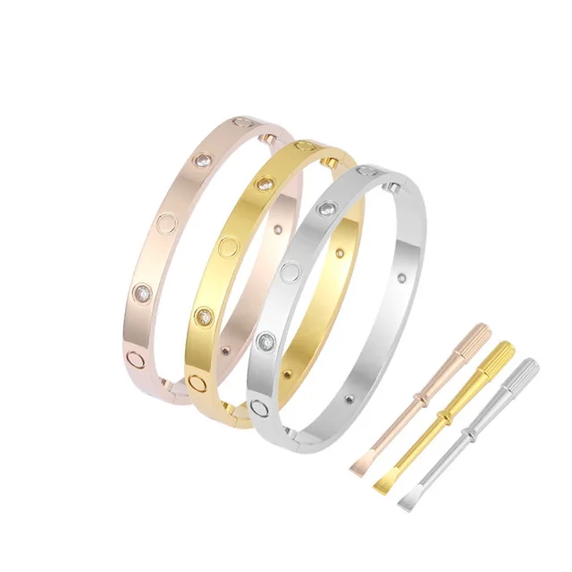 Women's titanium steel bracelet European and American fashion rose gold bracelet trendy stainless steel jewelry factory wholesal, Golden,rose gold,titanium steel
Women's titanium steel bracelet European and American fashion rose gold bracelet trendy stainless steel jewelry factory wholesal, Golden,rose gold,titanium steel