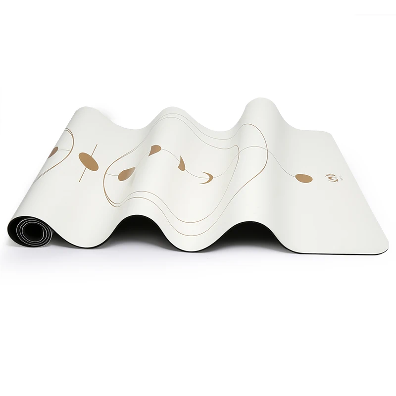 Custom ECO Biodegradable Printing White PU Yoga Mat Mats De Yoga With Golden Printing
Custom ECO Biodegradable Printing White PU Yoga Mat Mats De Yoga With Golden Printing