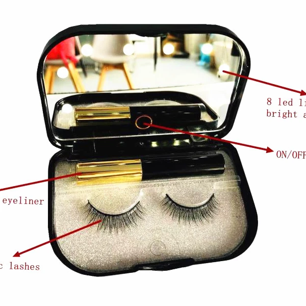 2021 Factory Wholesale Private Label False Magnetic Eyelashes Clear Band Mink Eyelashes led customized case, Black
2021 Factory Wholesale Private Label False Magnetic Eyelashes Clear Band Mink Eyelashes led customized case, Black