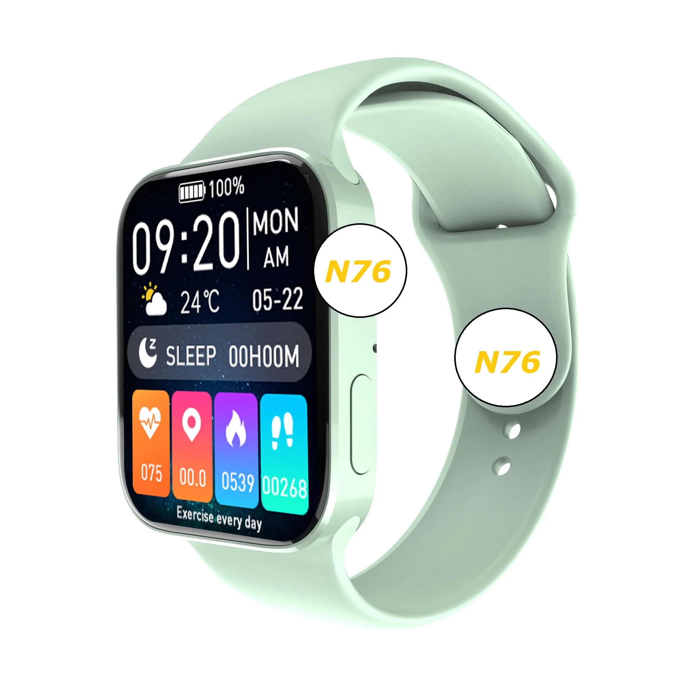 Watches Series 7 Bt Call Support Dynamic 3D UI Display Intelligent Wireless Charger N76 Smartwatch Smart Watch
Watches Series 7 Bt Call Support Dynamic 3D UI Display Intelligent Wireless Charger N76 Smartwatch Smart Watch