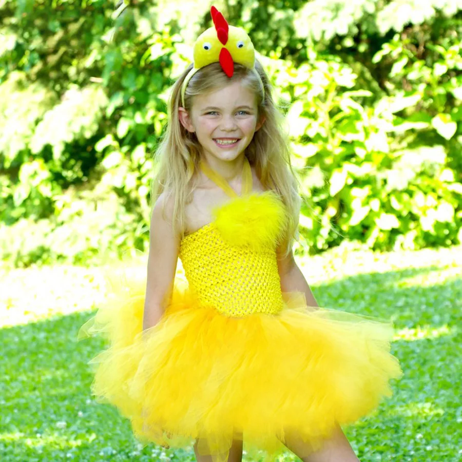 Halloween Children Cosplay Costume Animal Baby Girls Birthday Party Dress Up Yellow Chicken Girls Tutu Dress With Headband
Halloween Children Cosplay Costume Animal Baby Girls Birthday Party Dress Up Yellow Chicken Girls Tutu Dress With Headband