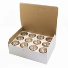 SHMILMH Set of 12 Votive Candle Holders Bulk Gold Tealight Candle Holder Mercury Glass Candle Holder for Wedding, Parties, Ch